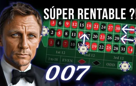 El sistema de apuestas de James Bond en la ruleta