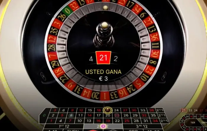 Ruleta relámpago en casino