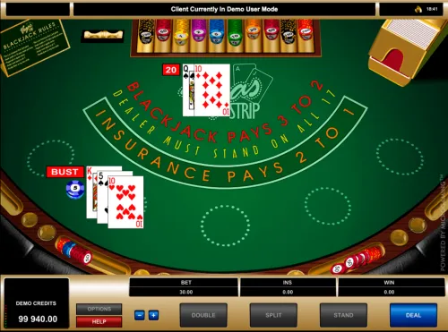 Blackjack Vegas Strip